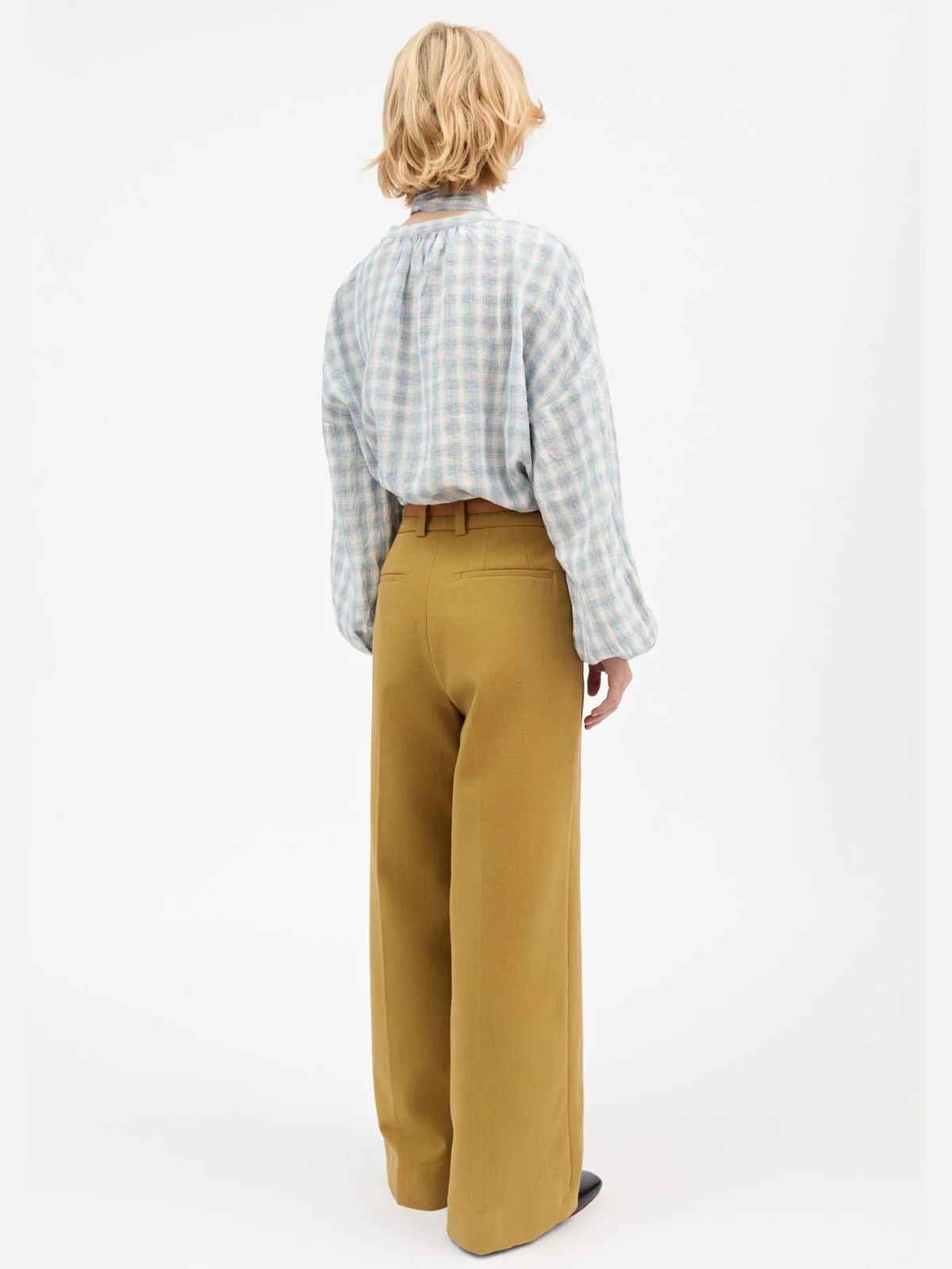 Cilla Check Shirt - Light Blue