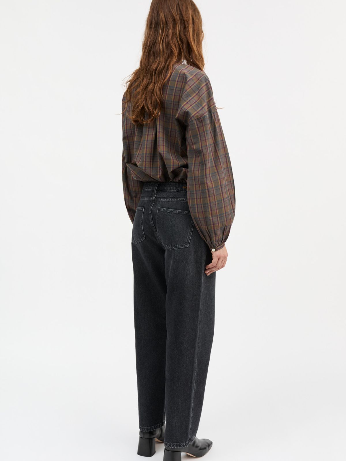 Cilla Check Shirt - Brown