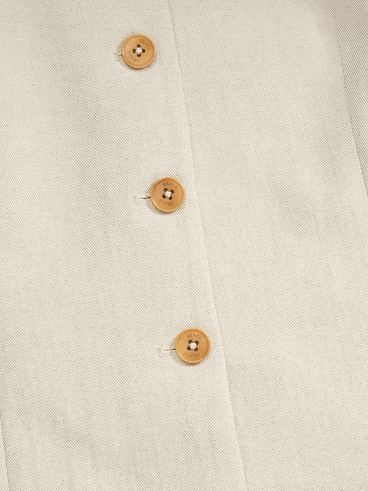 Clementine Linen Waistcoat - Natural