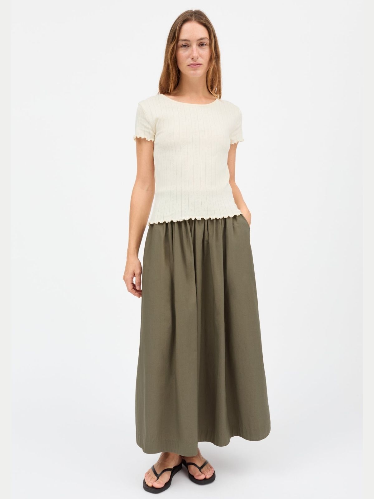 Dagny  Skirt - Khaki