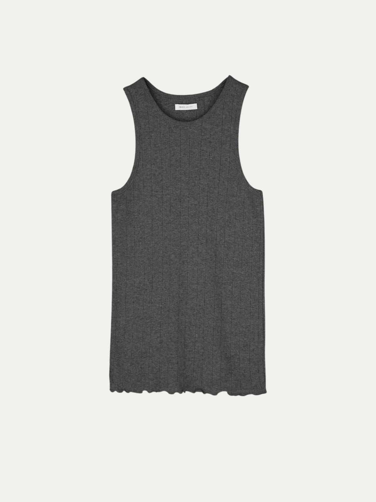 Edie Tank Top - Dark Grey Melange
