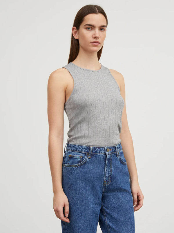 Edie Tank Top - Grey Melange