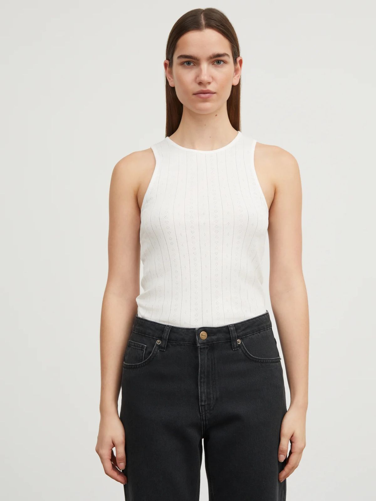 Iris Fashion - SKALL STUDIO - Edie Tank Top - Off White
