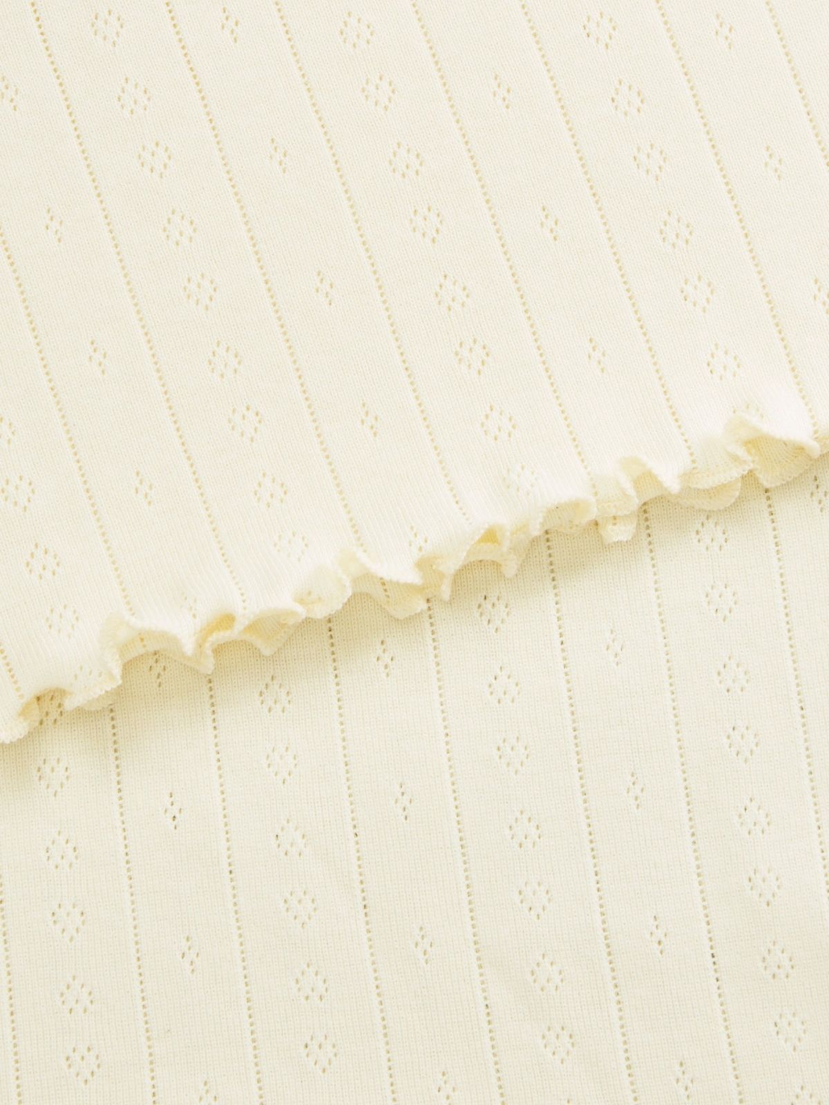 Edie Pointelle T-Shirt - Buttercup