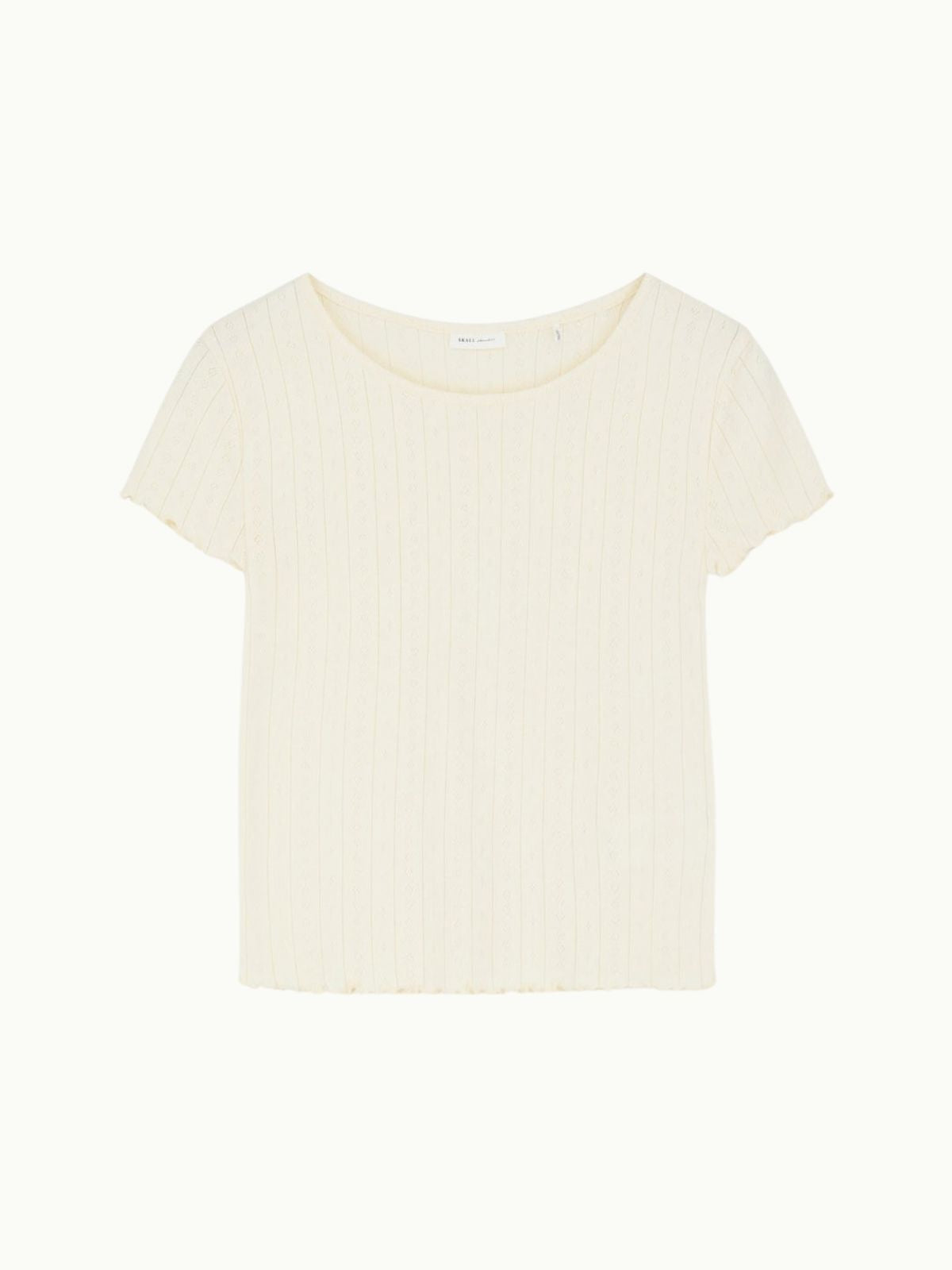 Edie Pointelle T-Shirt - Buttercup