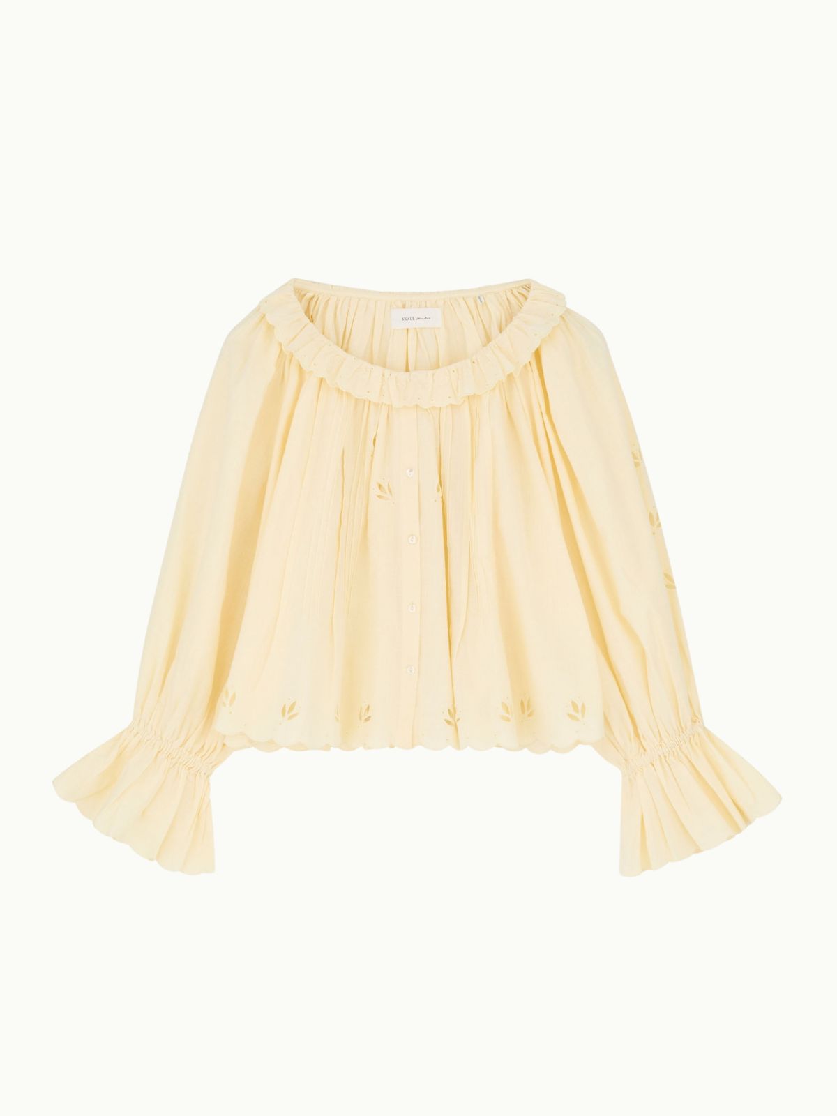Fleurie Frill Collar Blouse - Buttercup