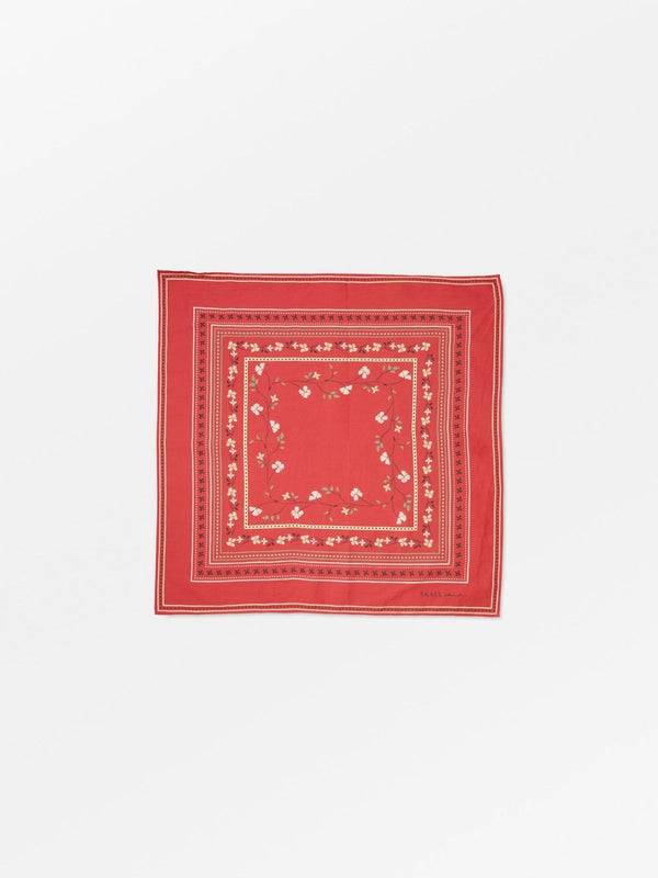 Floral Scarf - Red
