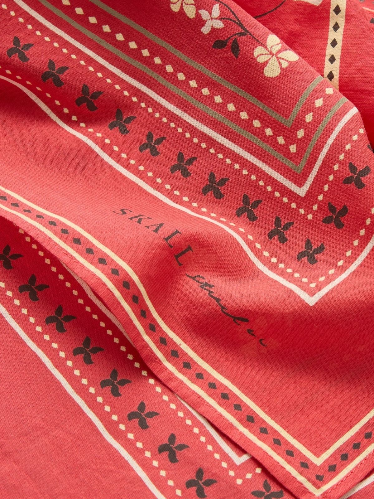 Iris Fashion - SKALL STUDIO - Floral Scarf - Red