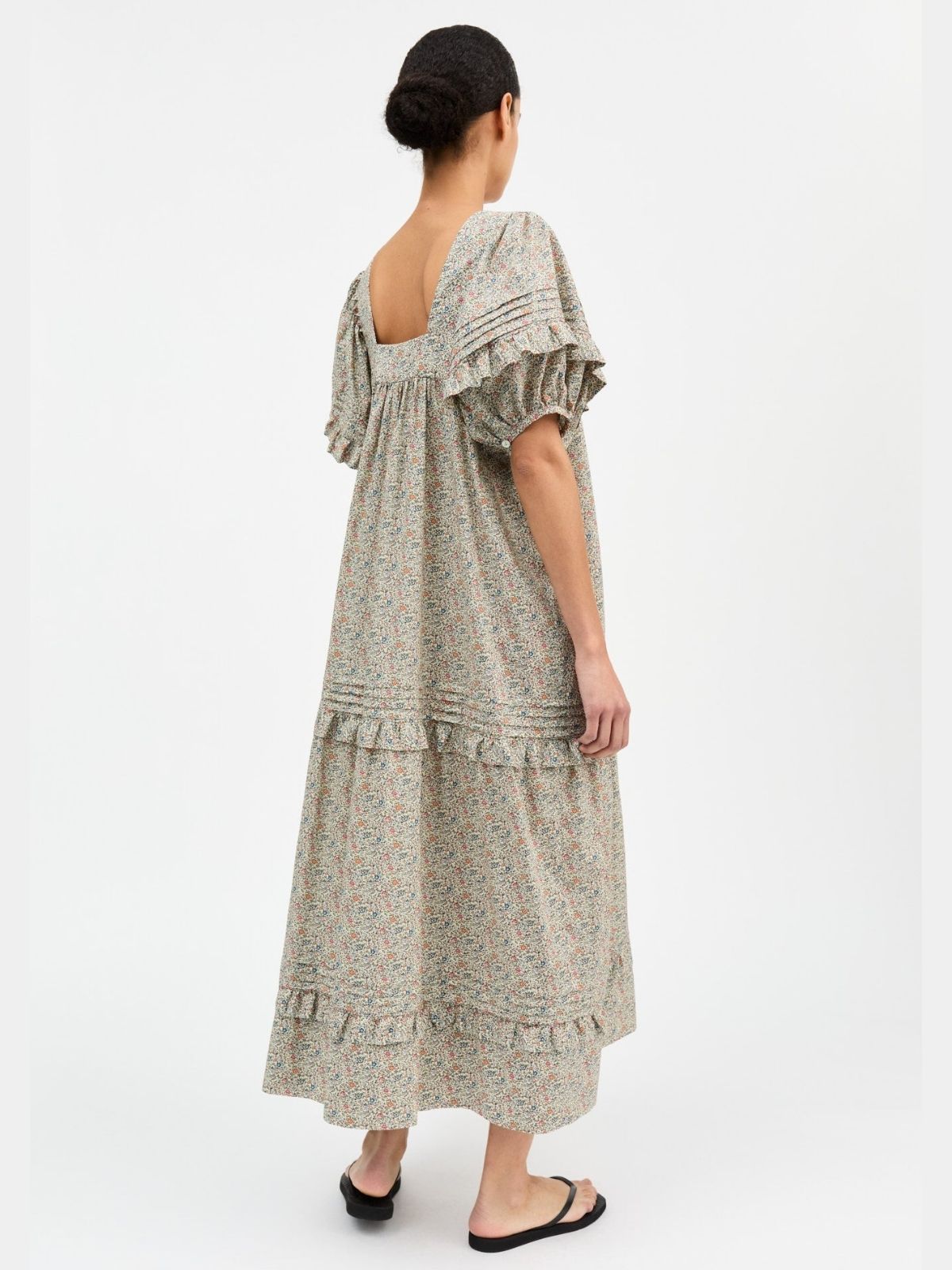Iris Fashion - SKALL STUDIO - Hope Balloon  Sleeve Dress - Flower Print
