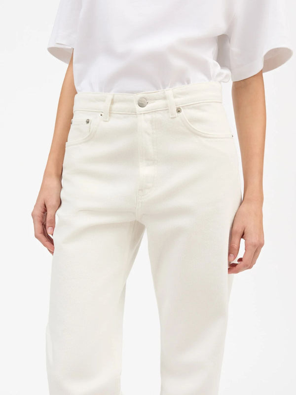 Sharon Straight Jeans- Off White