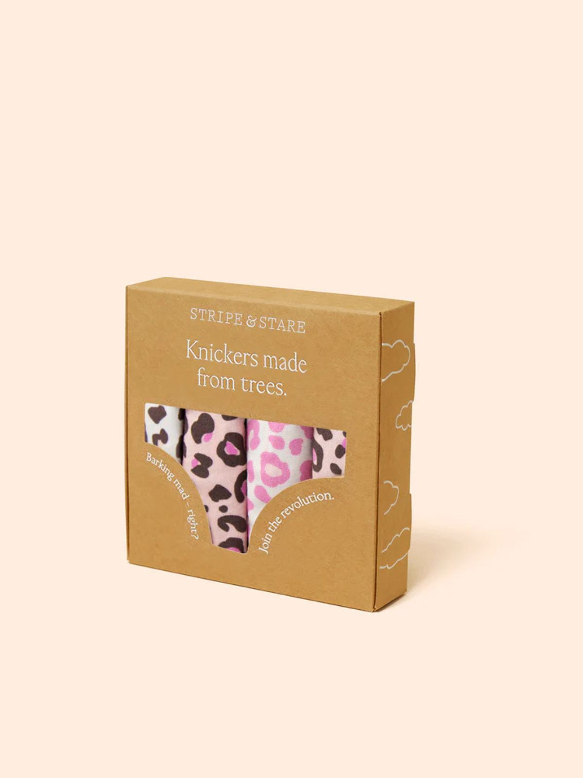 The Original Knicker (4Pack) - Liquorice  Leopard