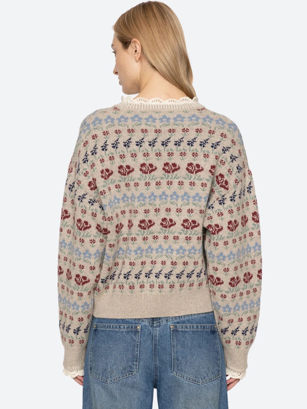 Preston Fair Isle Jumper - Cream
