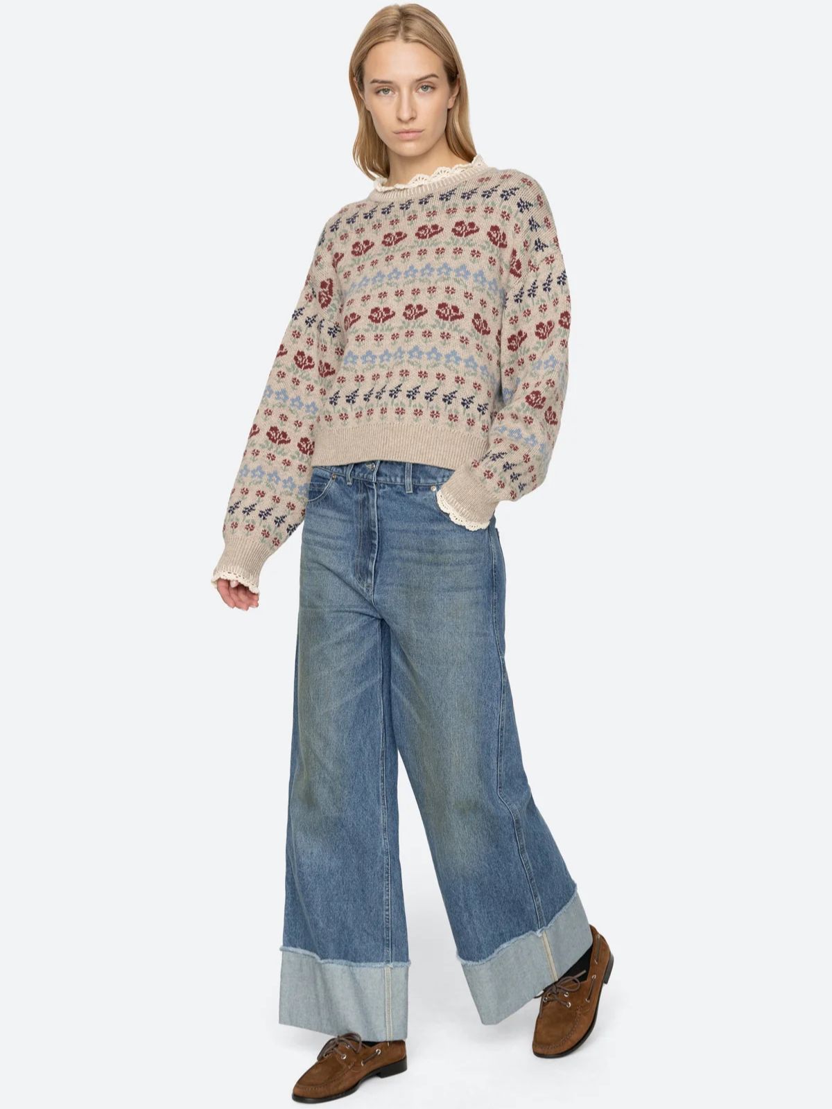Preston Fair Isle Jumper - Cream