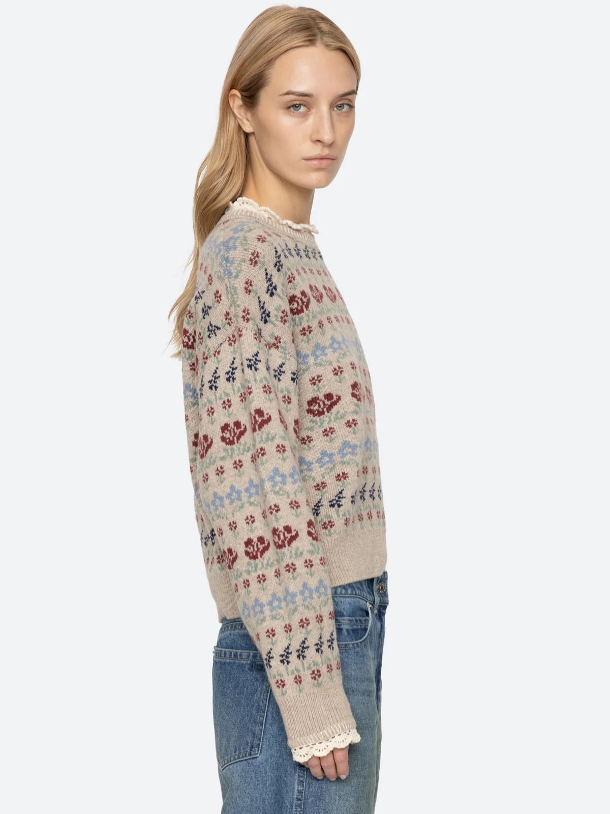 Preston Fair Isle Jumper - Cream