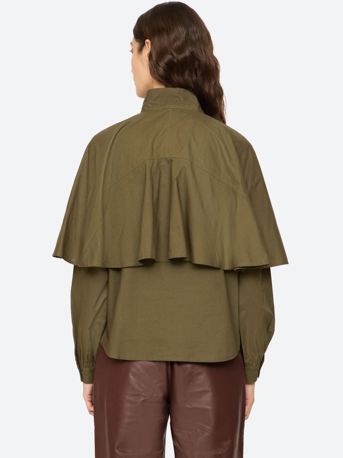 Tristan Cape Top - Khaki