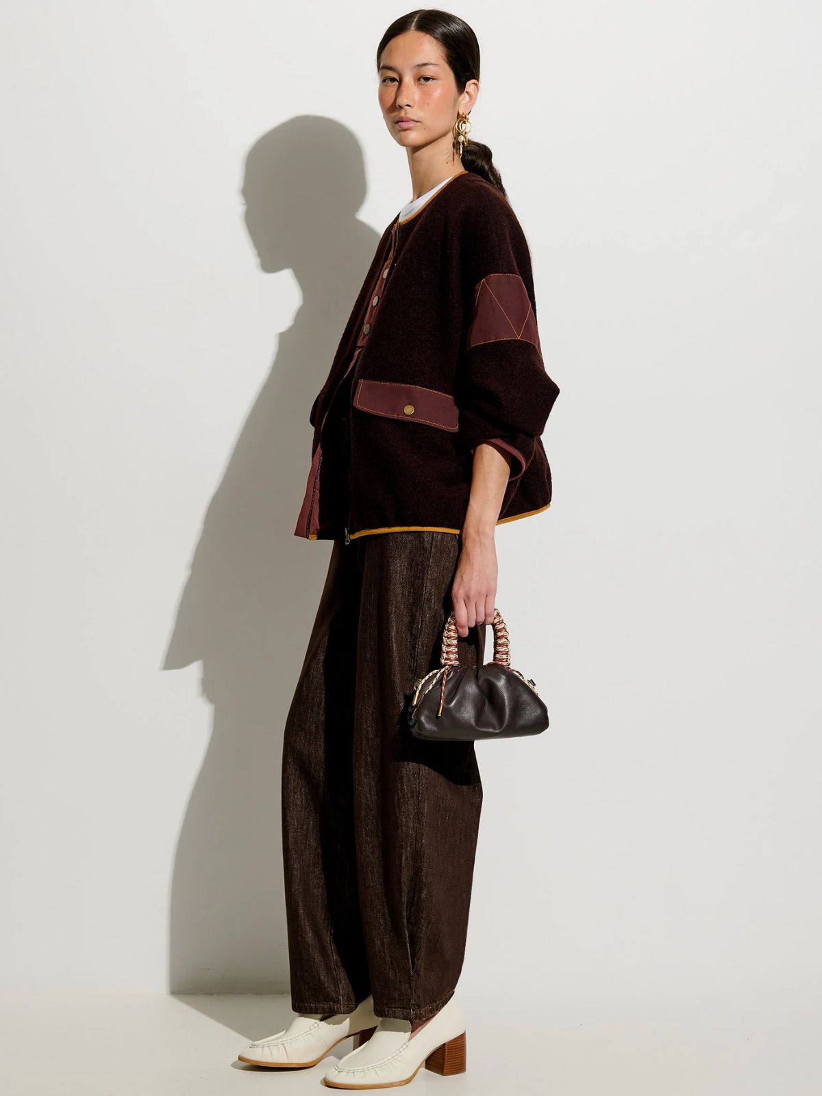 Cold Night  Jacket - Burgundy