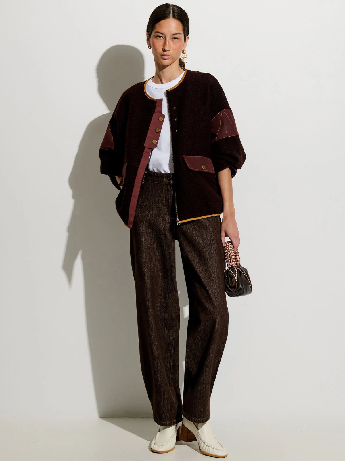 Cold Night  Jacket - Burgundy