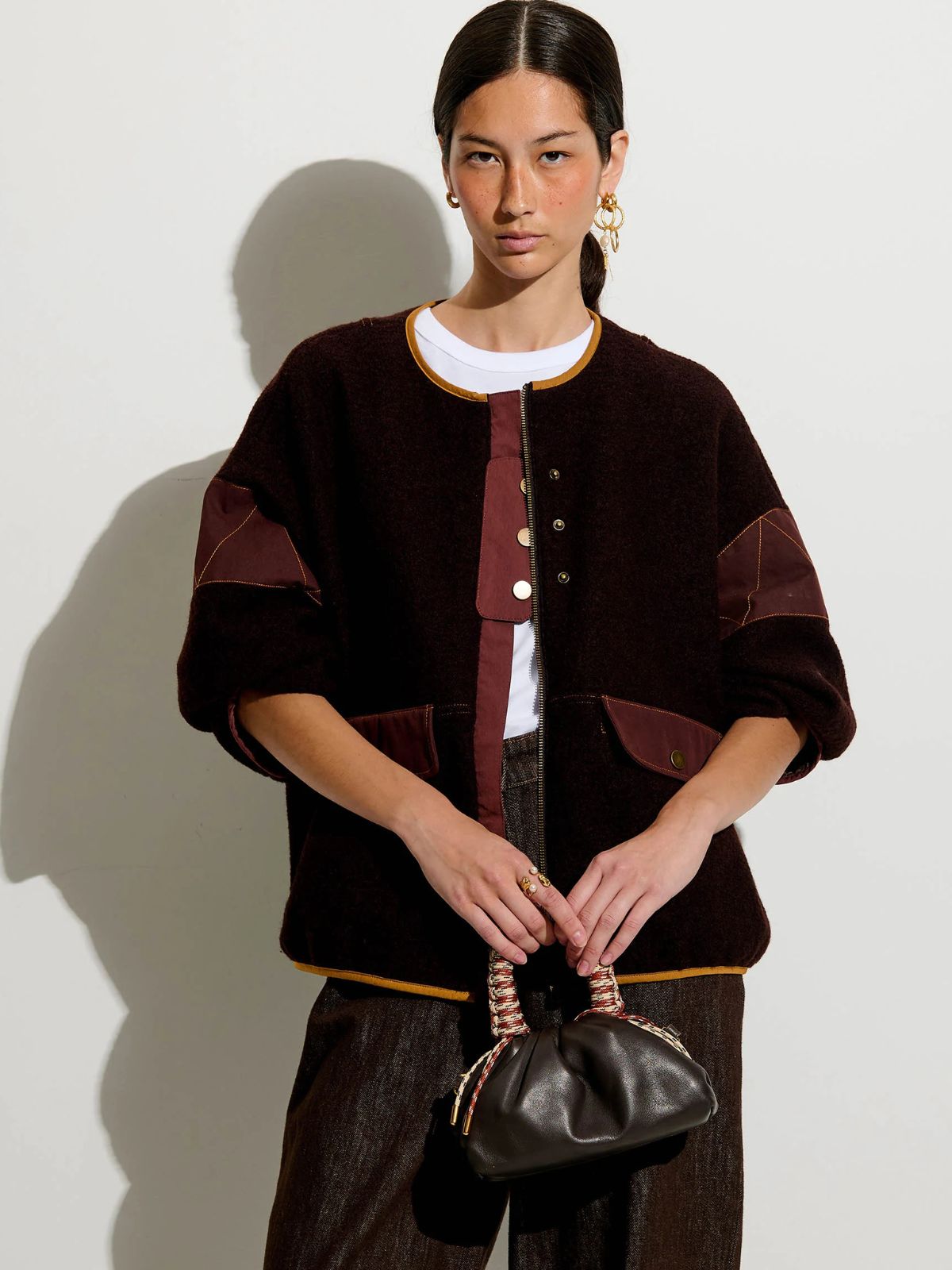 Cold Night  Jacket - Burgundy