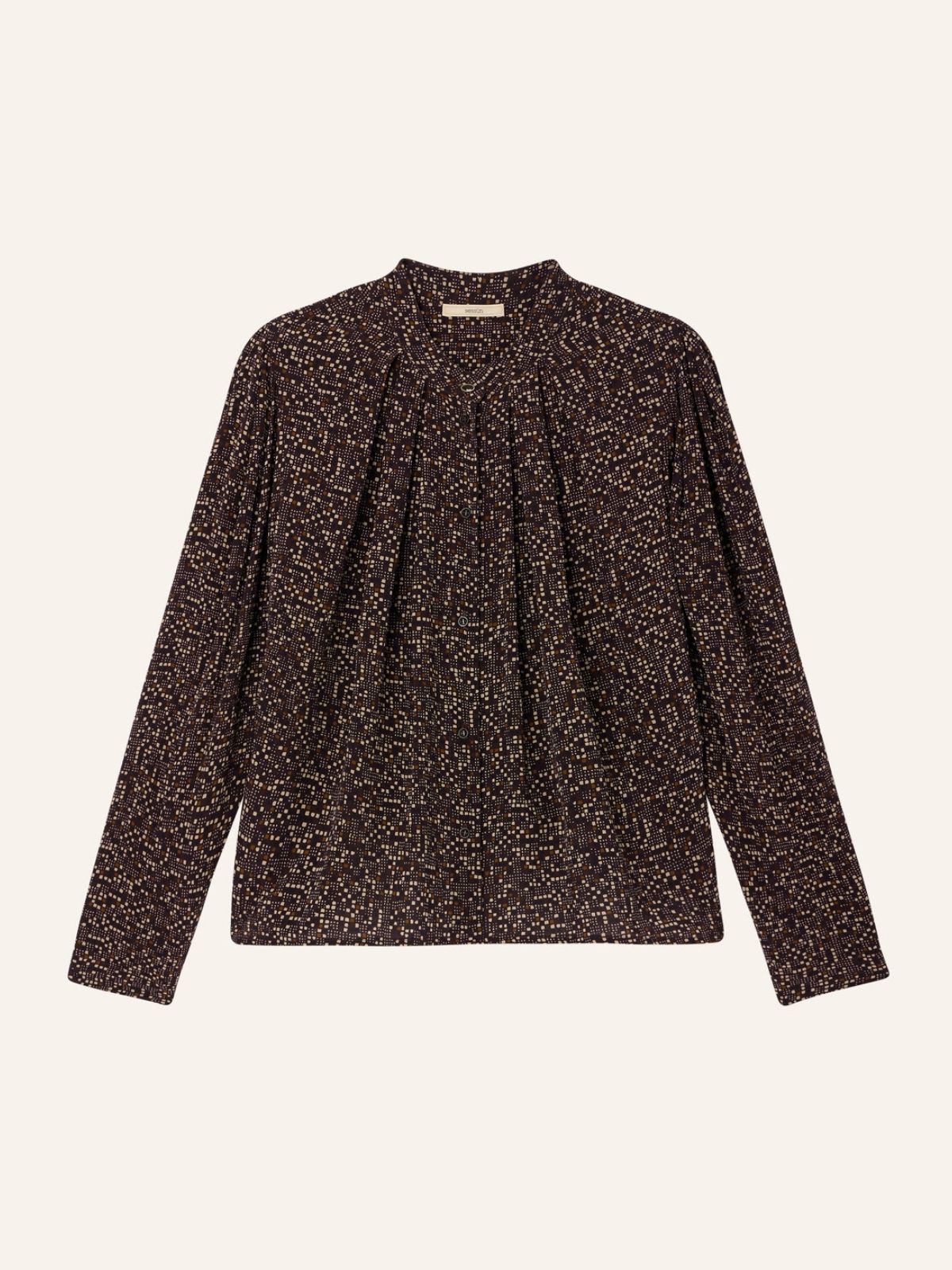 Esperanzo Print Blouse - Coffee
