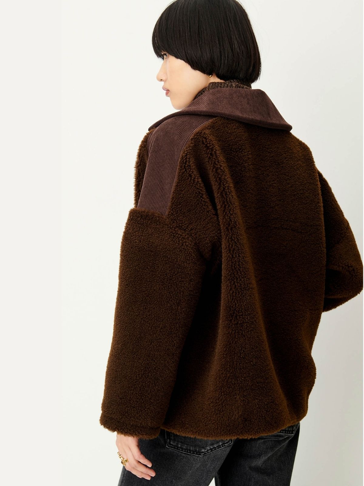 Icy Rocky Faux Fur Jacket  - Brown
