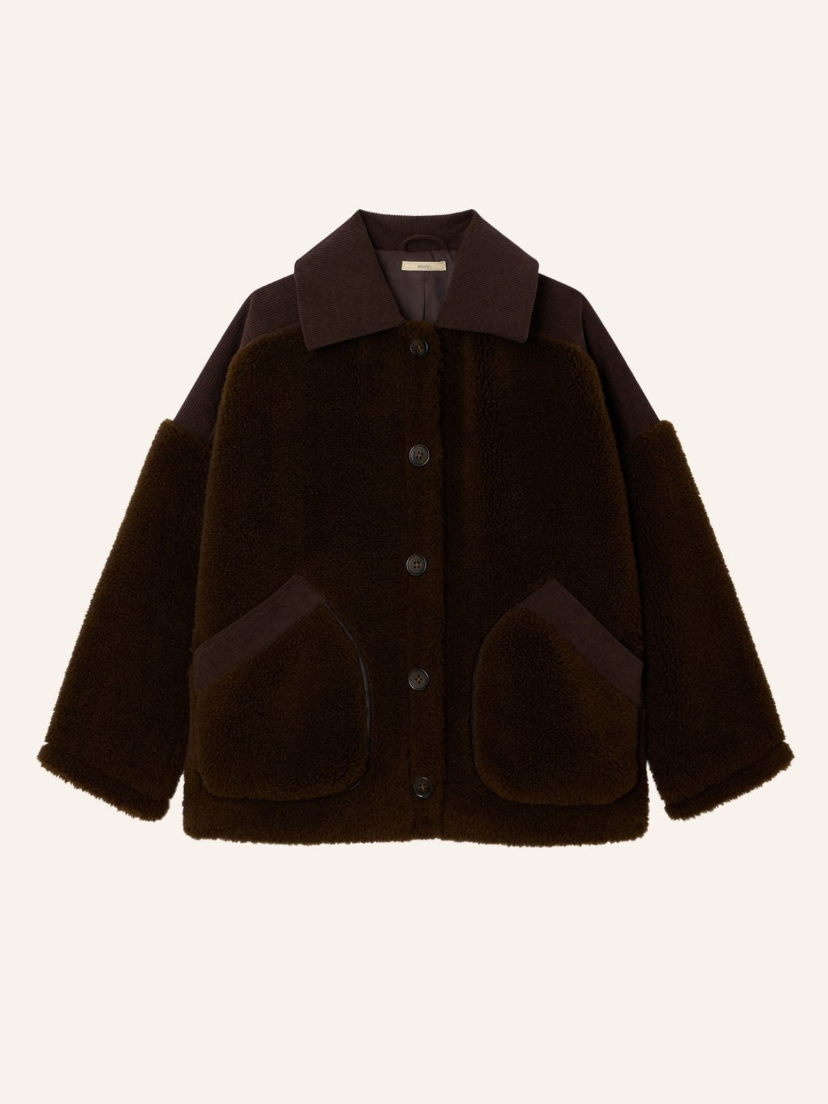 Icy Rocky Faux Fur Jacket  - Brown
