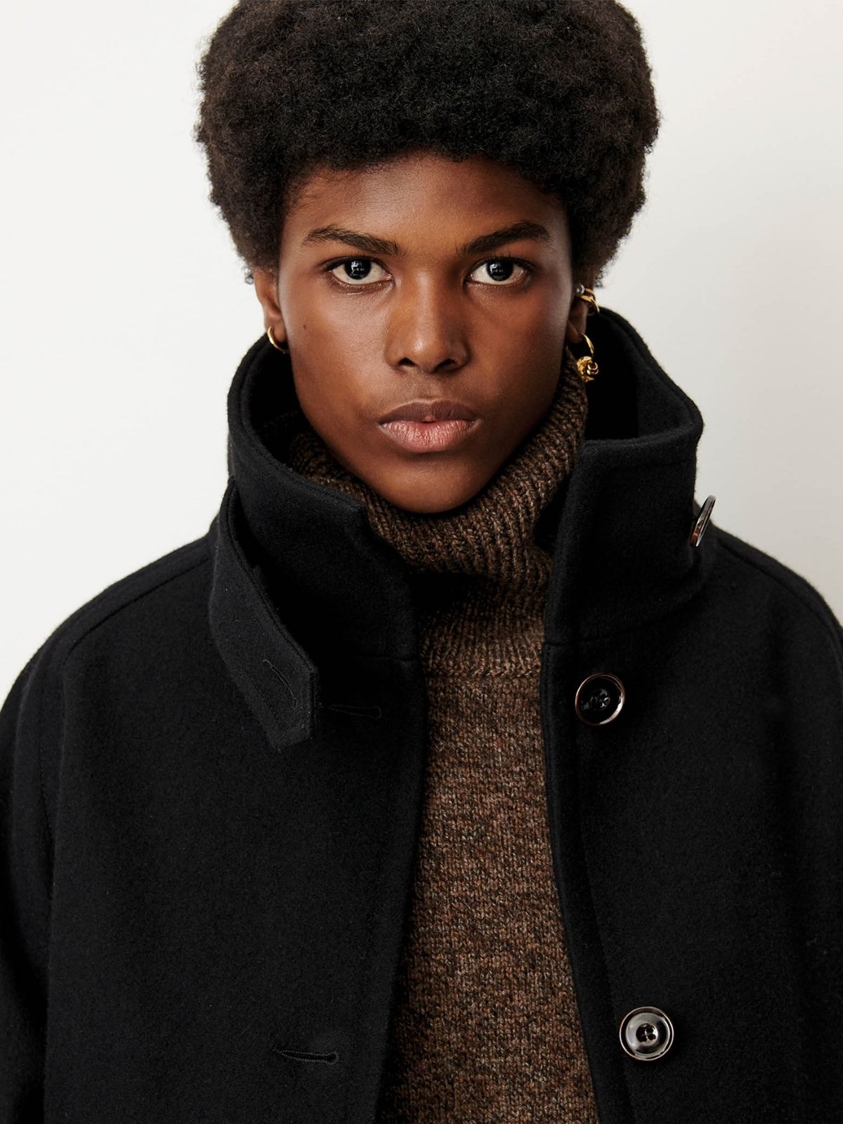 Lee Wooly Coat - Black