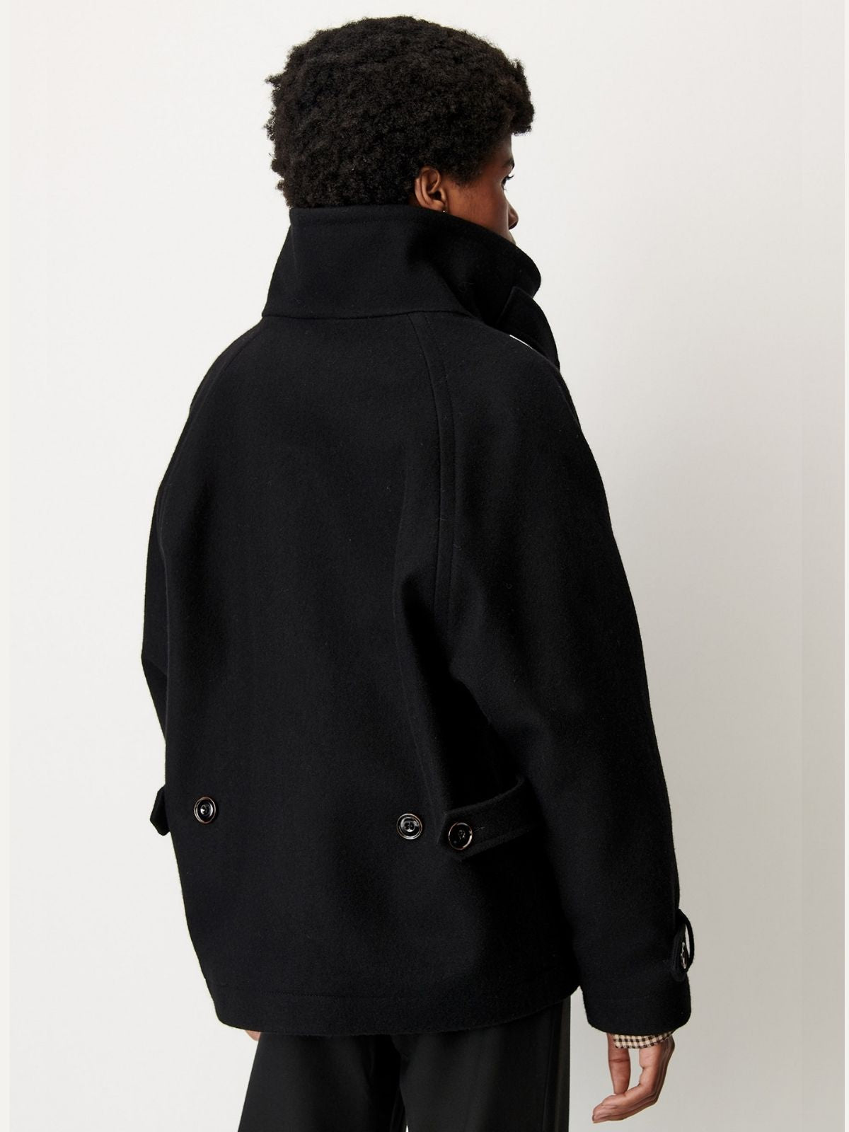 Lee Wooly Coat - Black