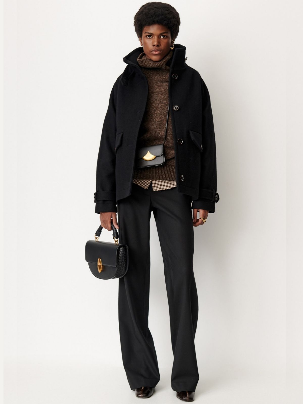 Lee Wooly Coat - Black
