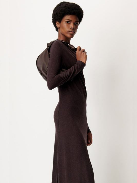 Leganza Gathered Dress - Ebony