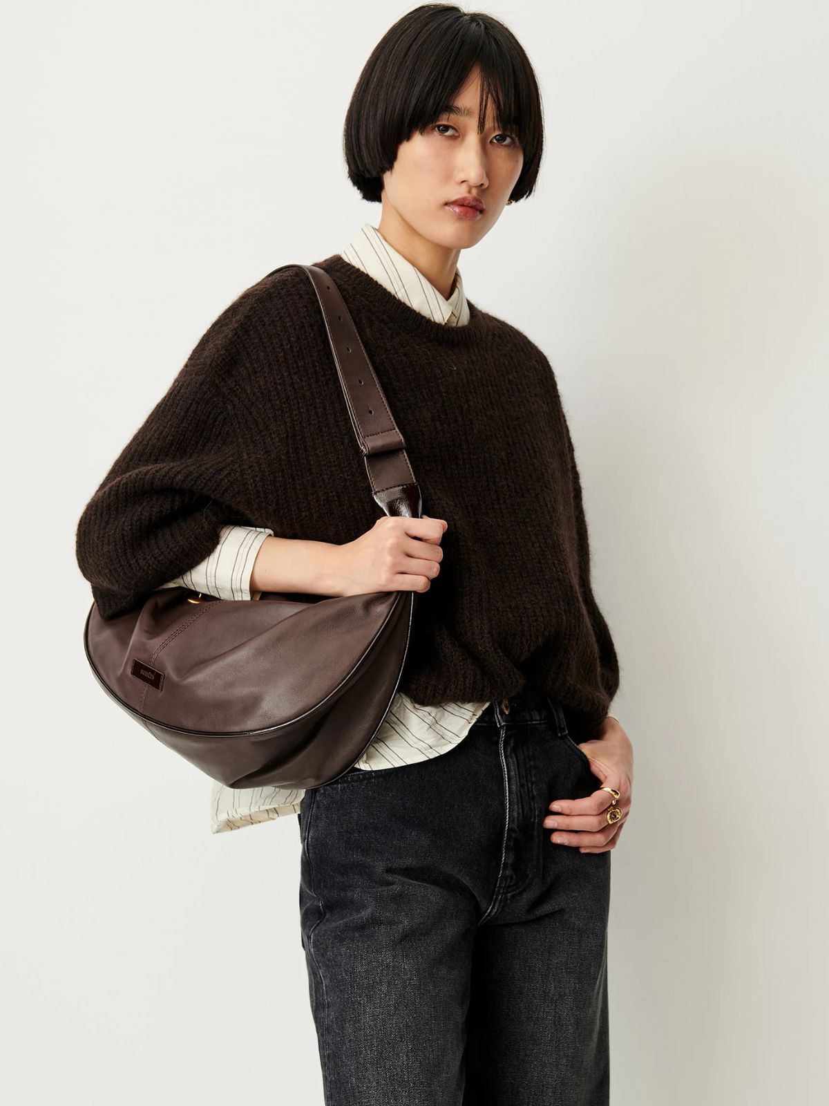 Tallon Merino Jumper - Ebony