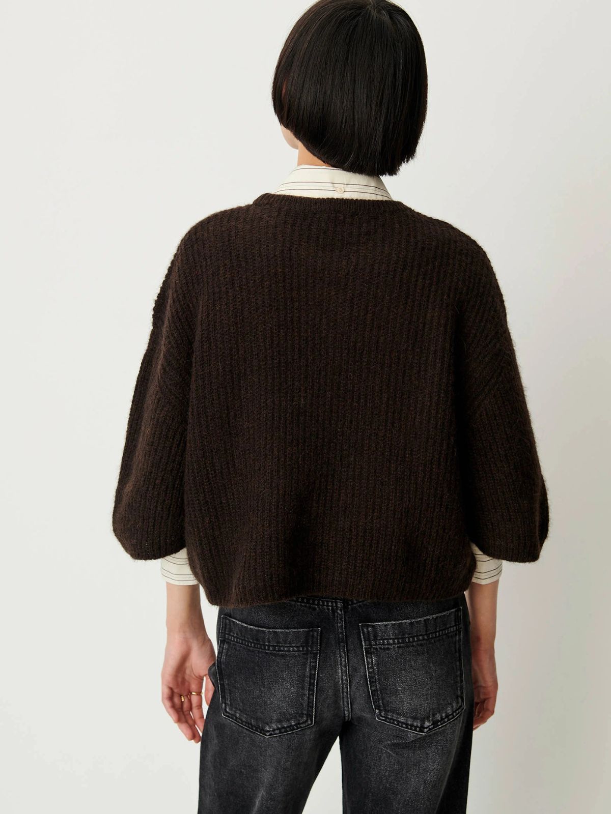Tallon Merino Jumper - Ebony
