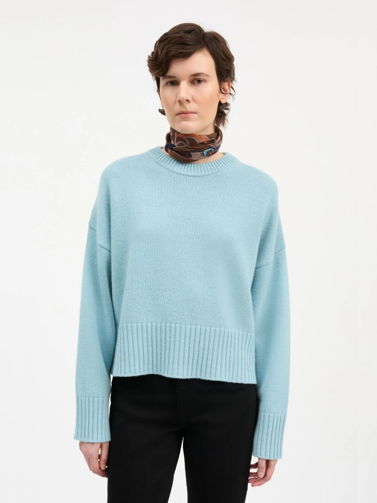 Campa merino Jumper - Aqua