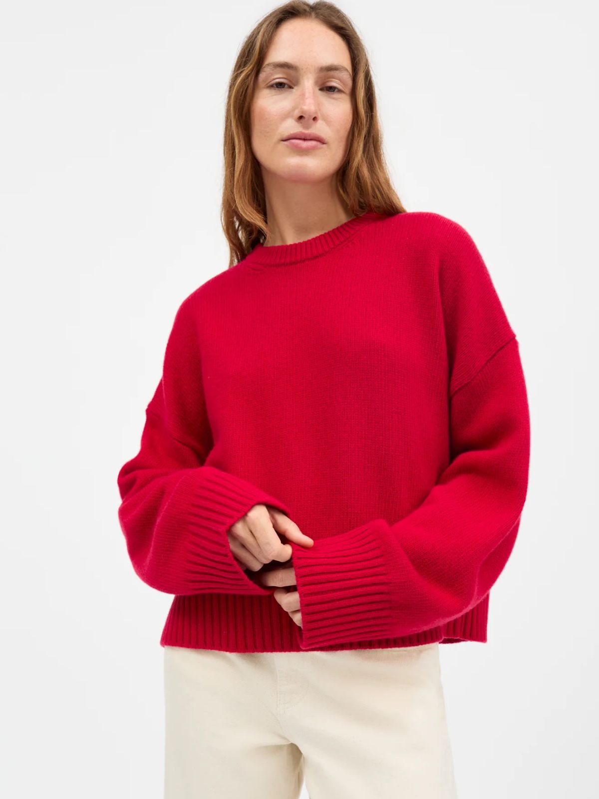 Campa Merino Jumper - Red
