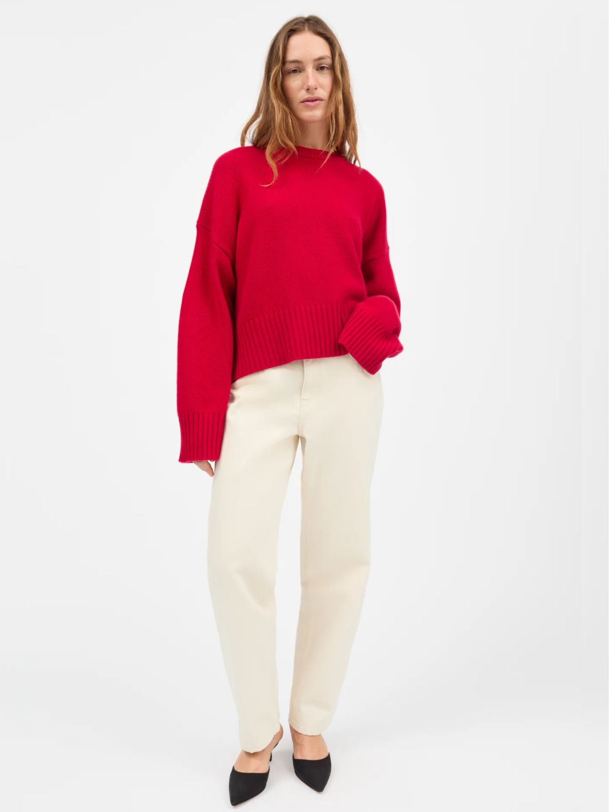 Campa Merino Jumper - Red