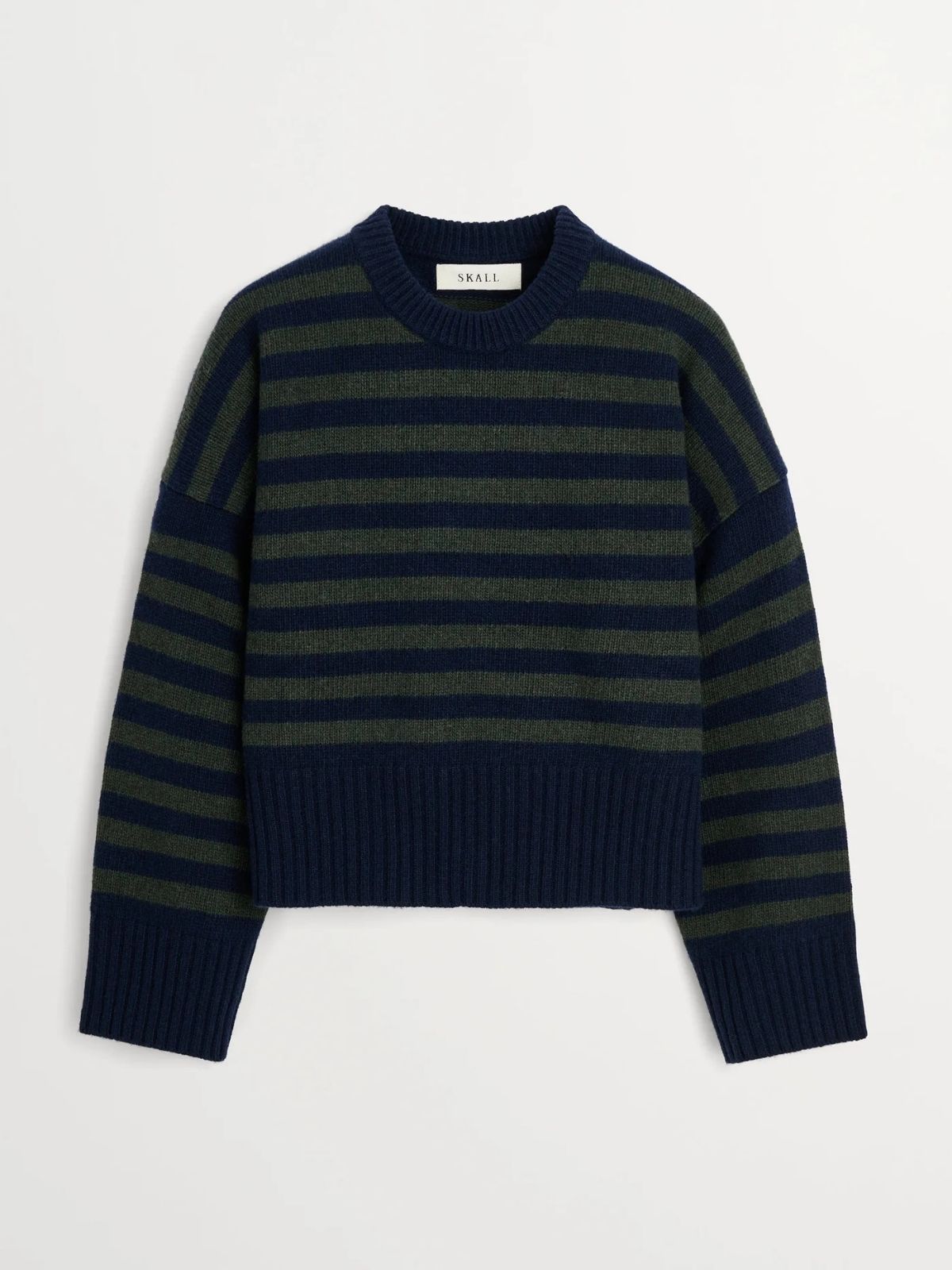 Campa Stripe Jumper - Navy & Green