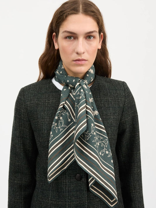Print Classic Scarf - Green