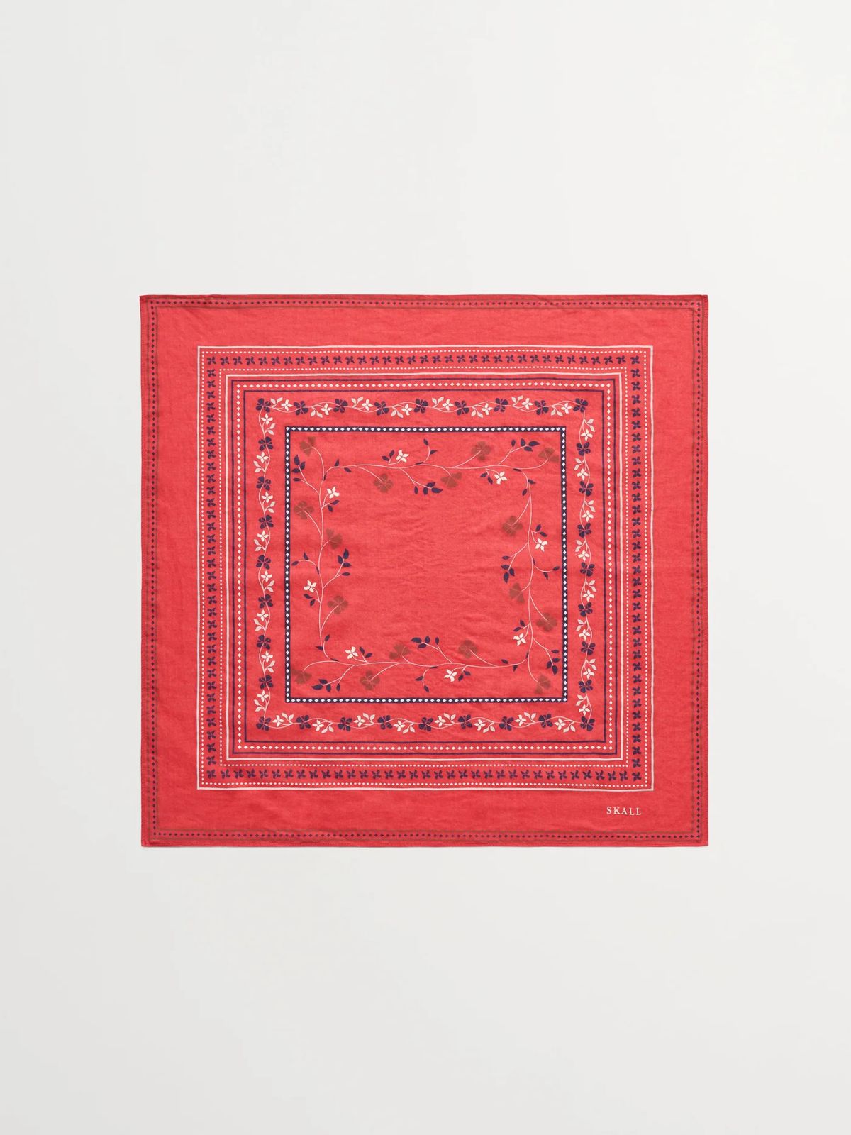 Floral Scarf - Red