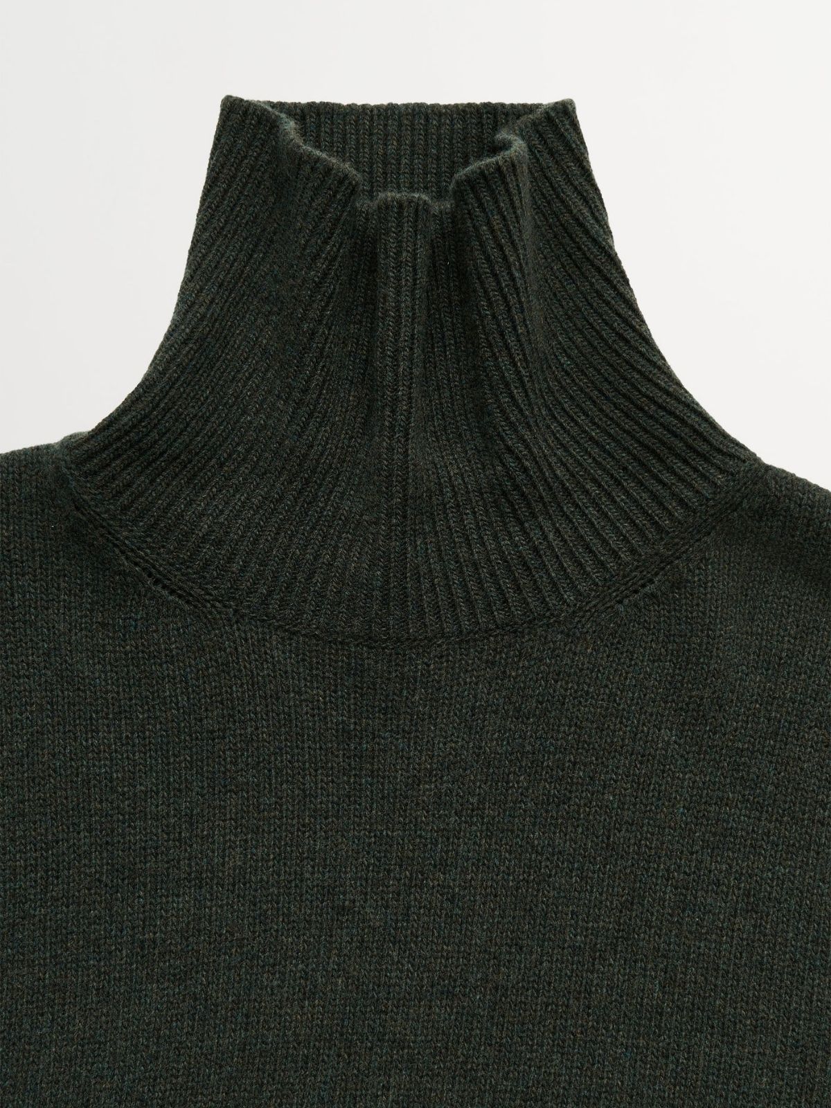 Silene T- Neck Jumper - Dark Green