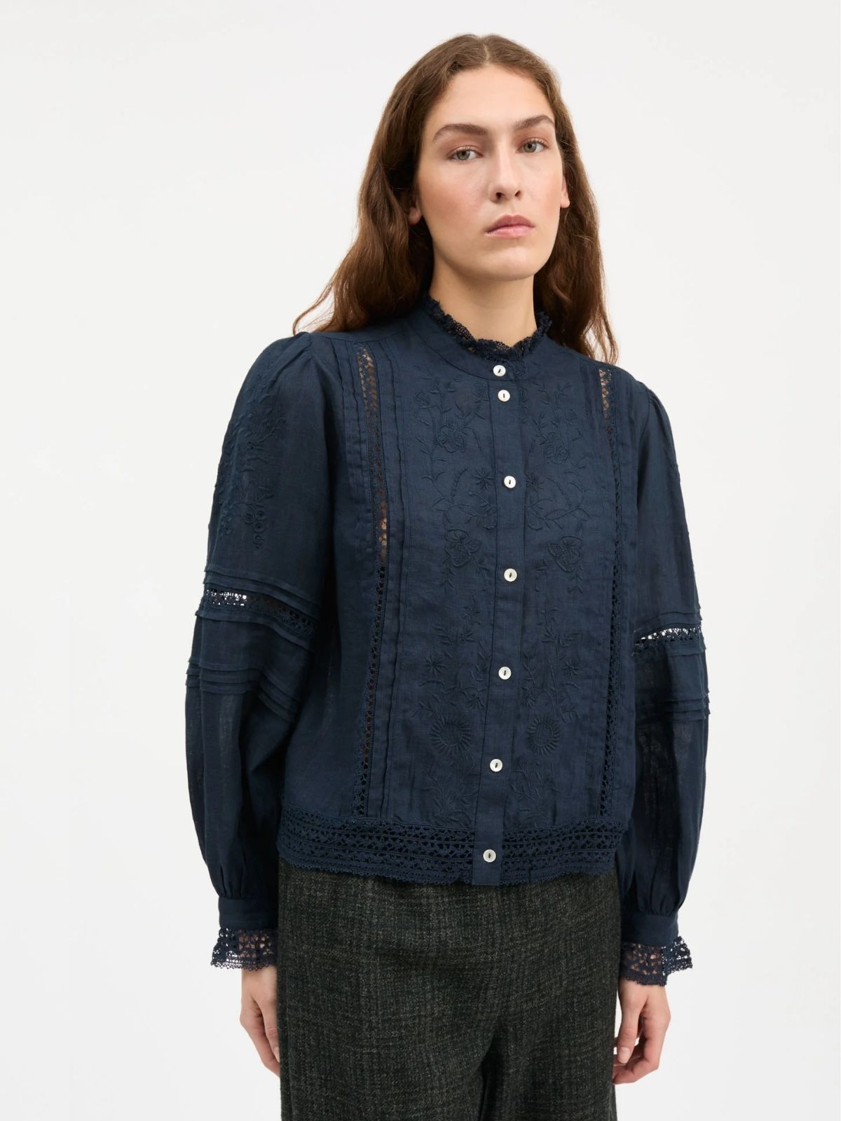 Velina Shirt - Navy