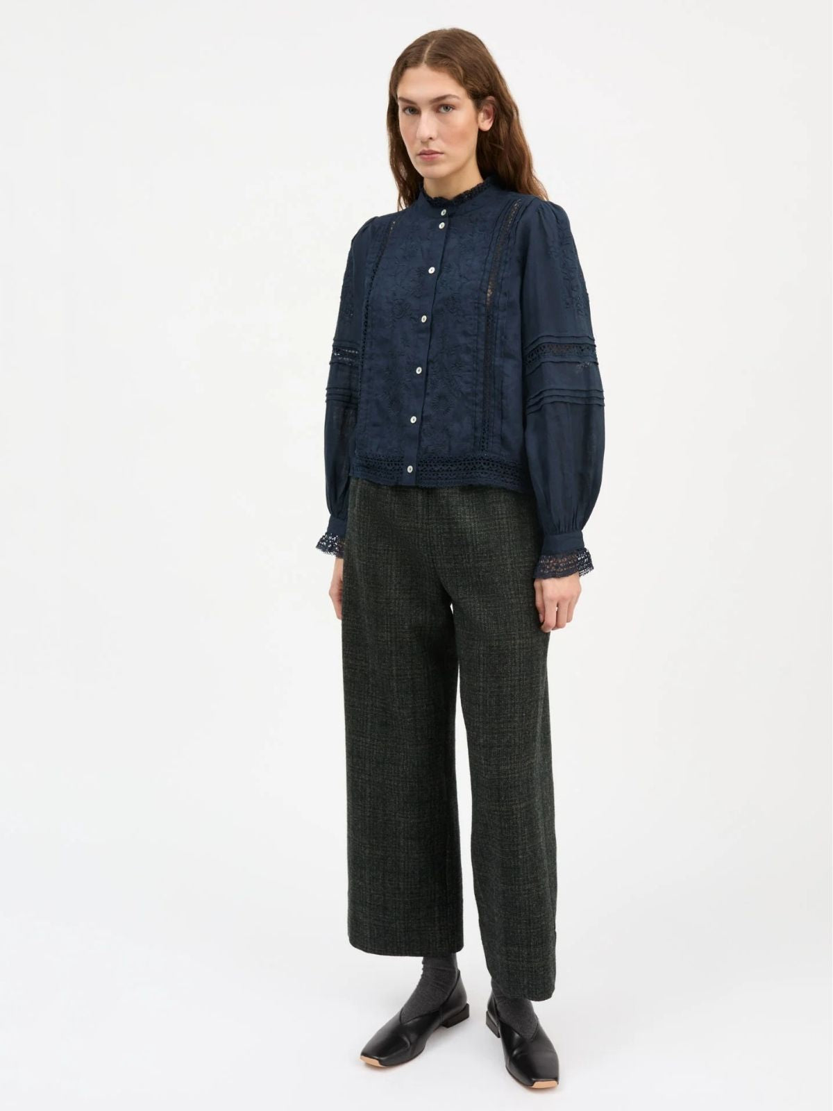 Velina Shirt - Navy