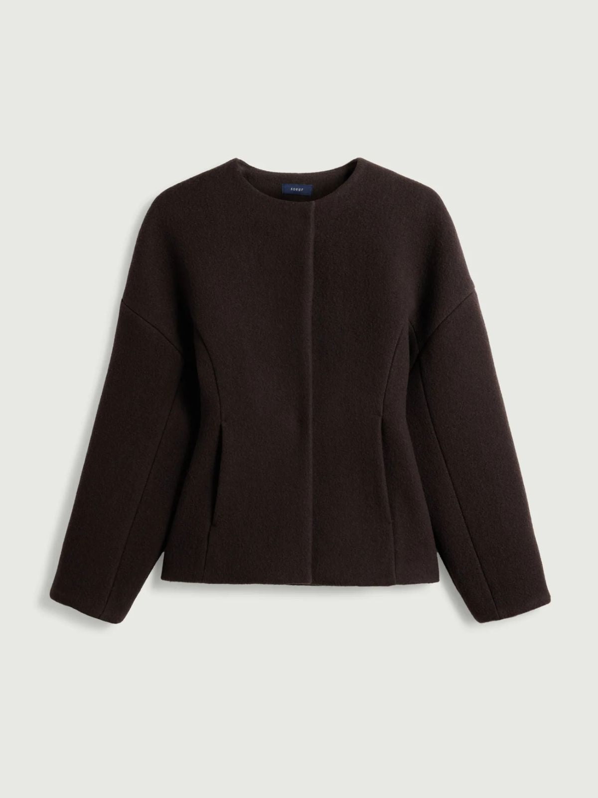 France Wool Jacket - Brown