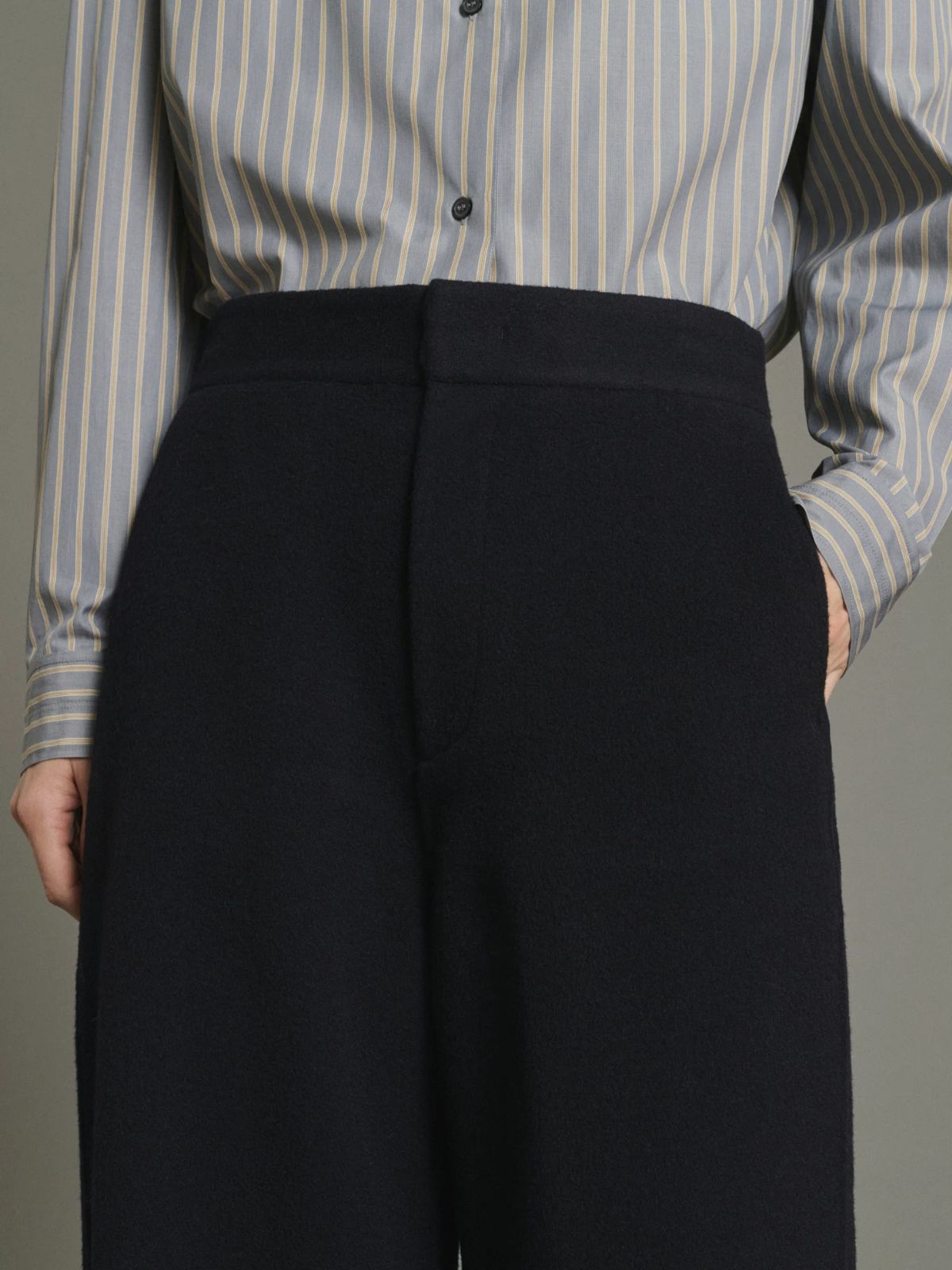 Hawk Straight Trousers - Navy