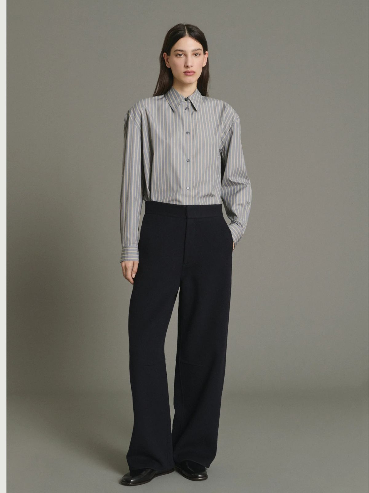 Hawk Straight Trousers - Navy