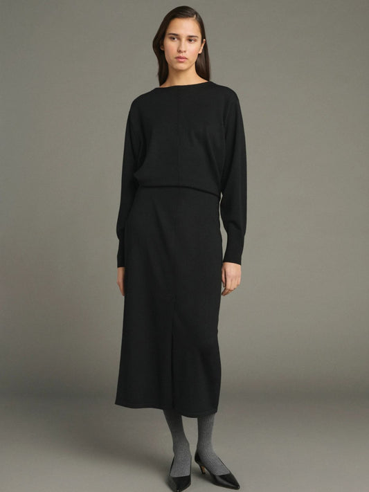 Kathleen Merino Dress - Black