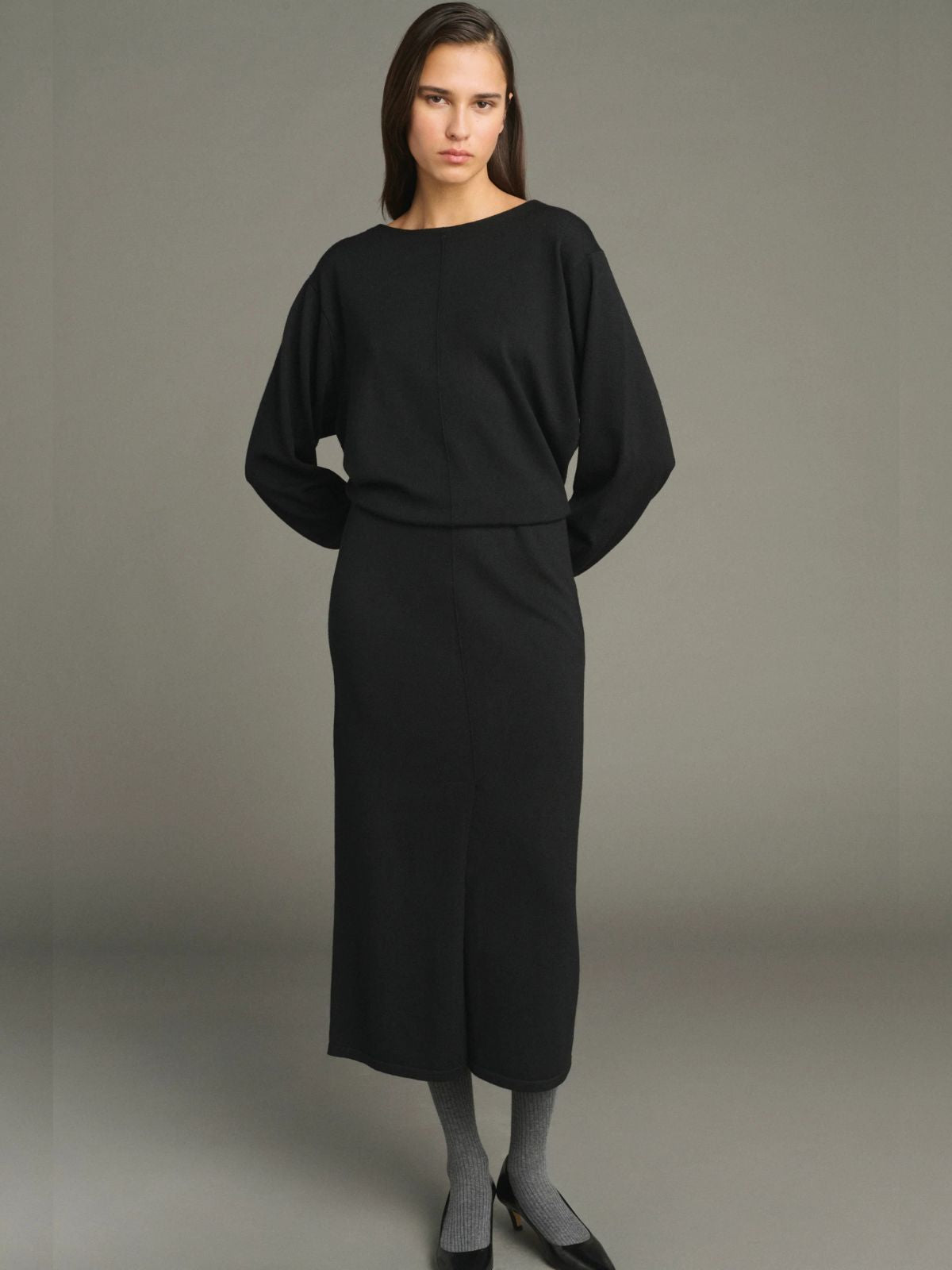 Kathleen Merino Dress - Black