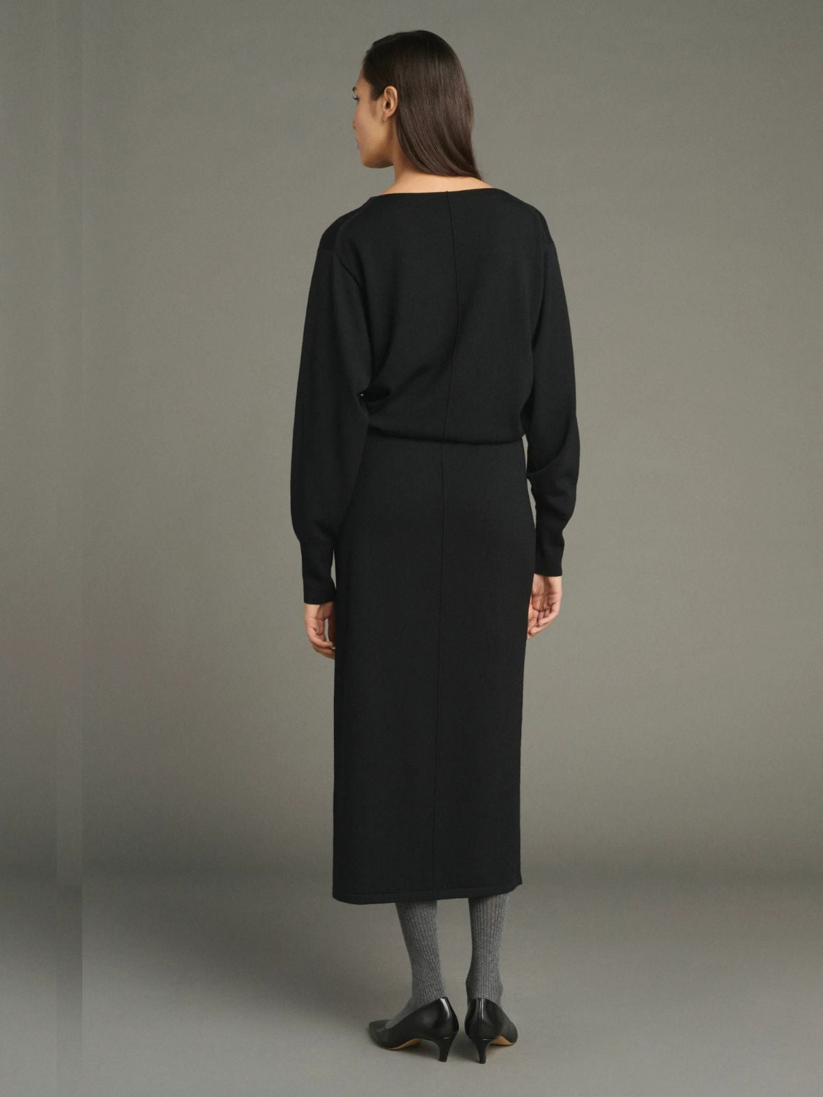 Kathleen Merino Dress - Black