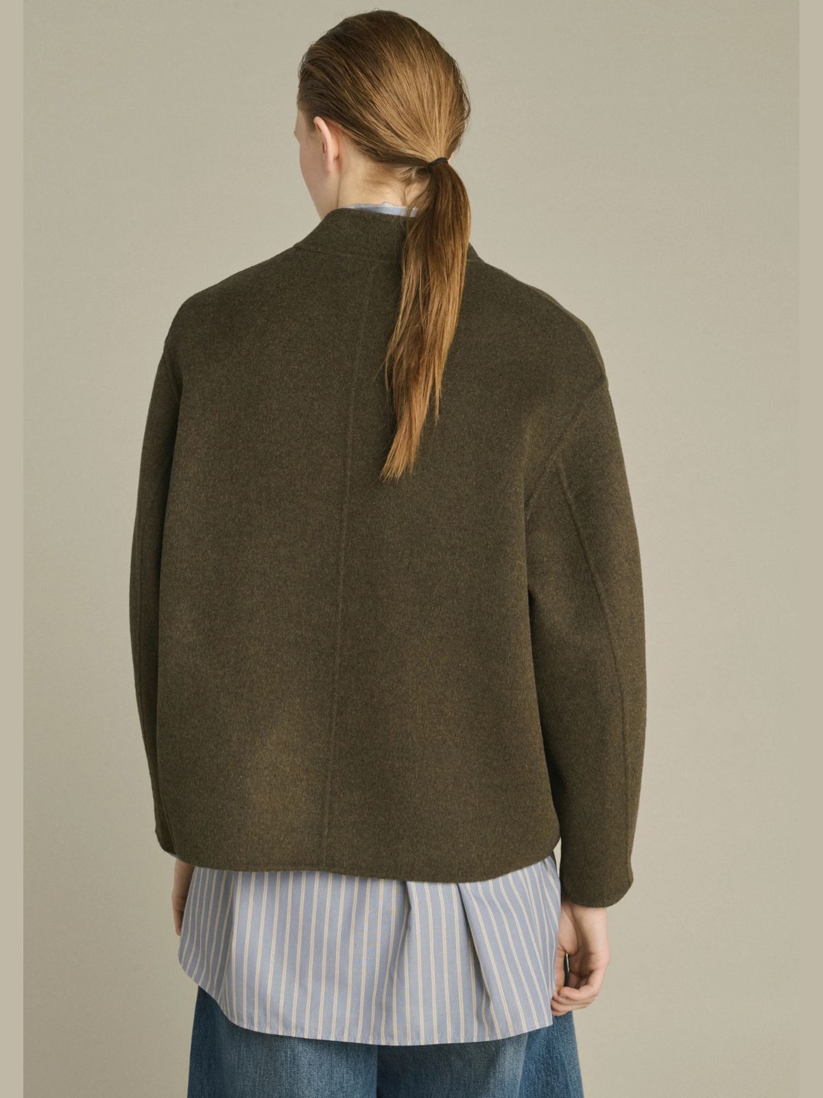 Windsor Wool Bomber - Khaki