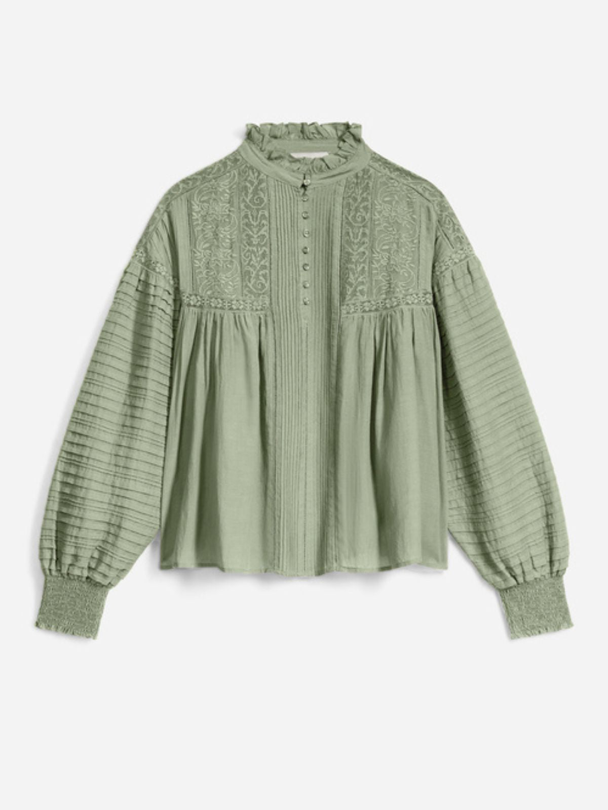 Iris Fashion - VANESSA BRUNO - Dahlia Blouse - Almond