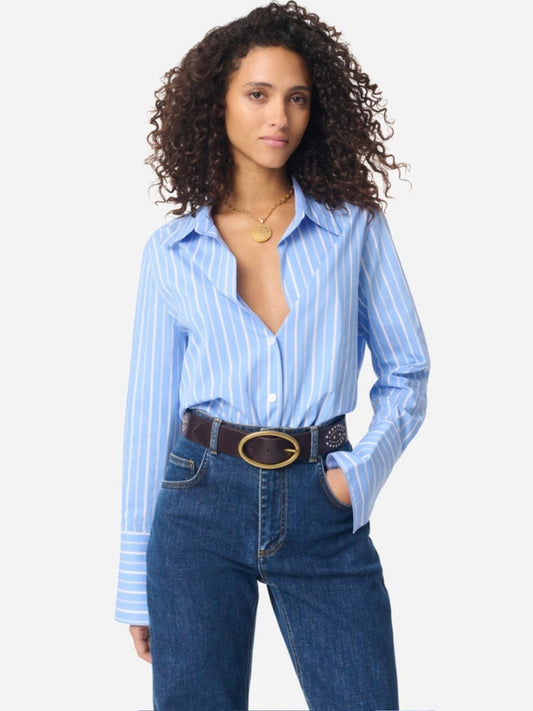 Esti Stripe Shirt - Blue