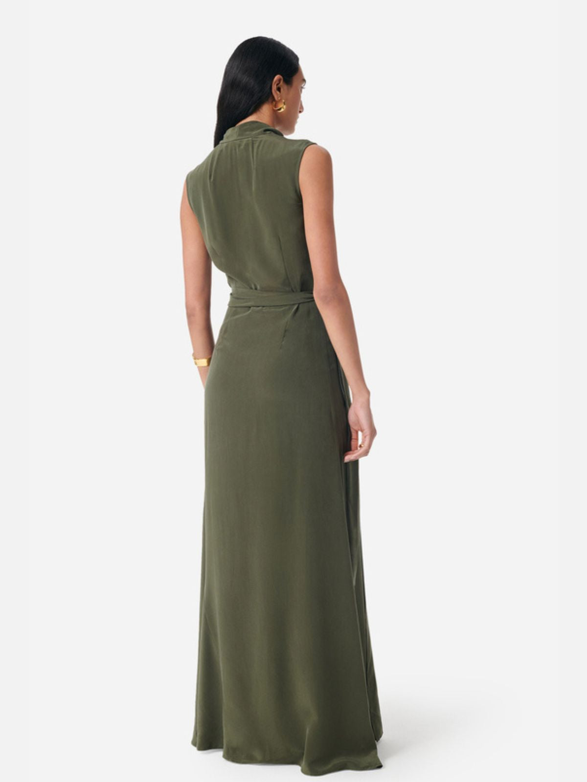 Iris Fashion - VANESSA BRUNO - Faye Wrap Dress - Khaki